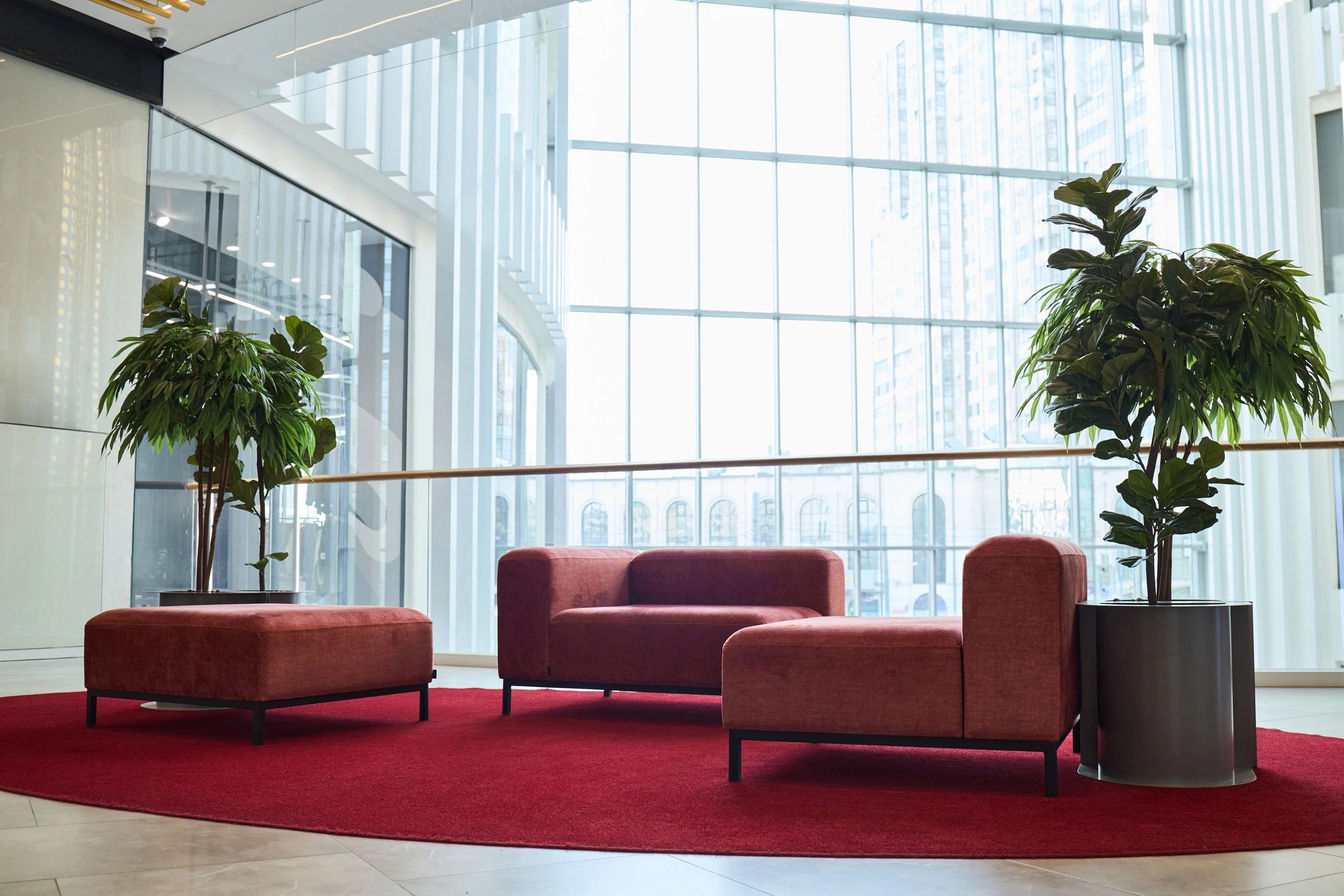Clean and welcoming clinic waiting area