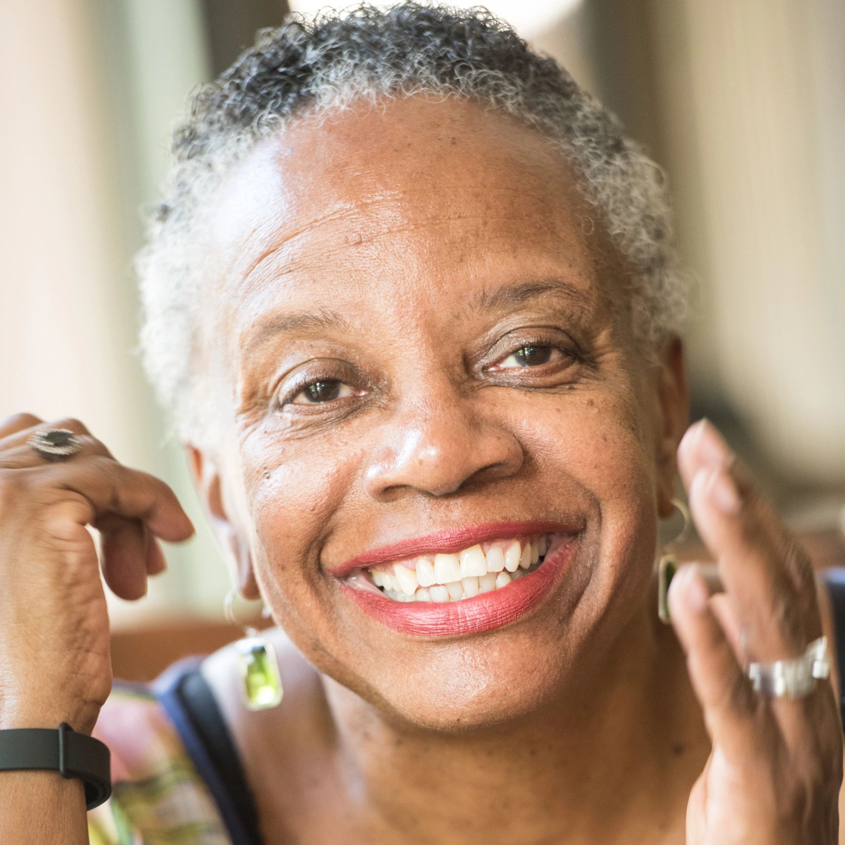 Smiling patient portrait